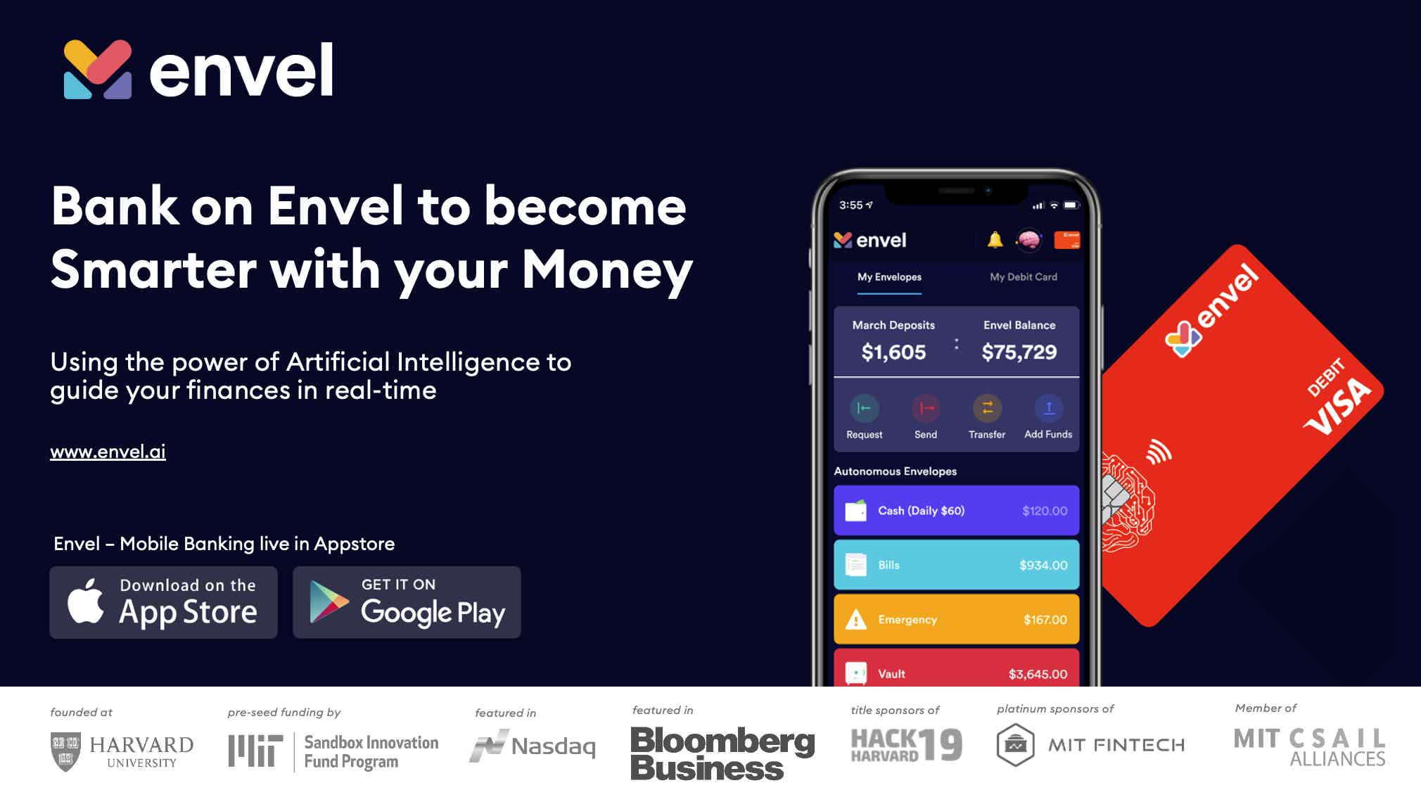 Download the Envel App and Sign-up for an Account