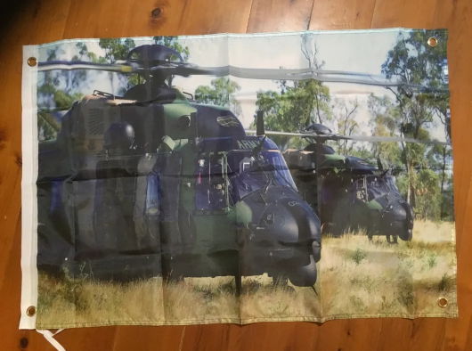 Australian army navy Air Force chopper. Mancave idea