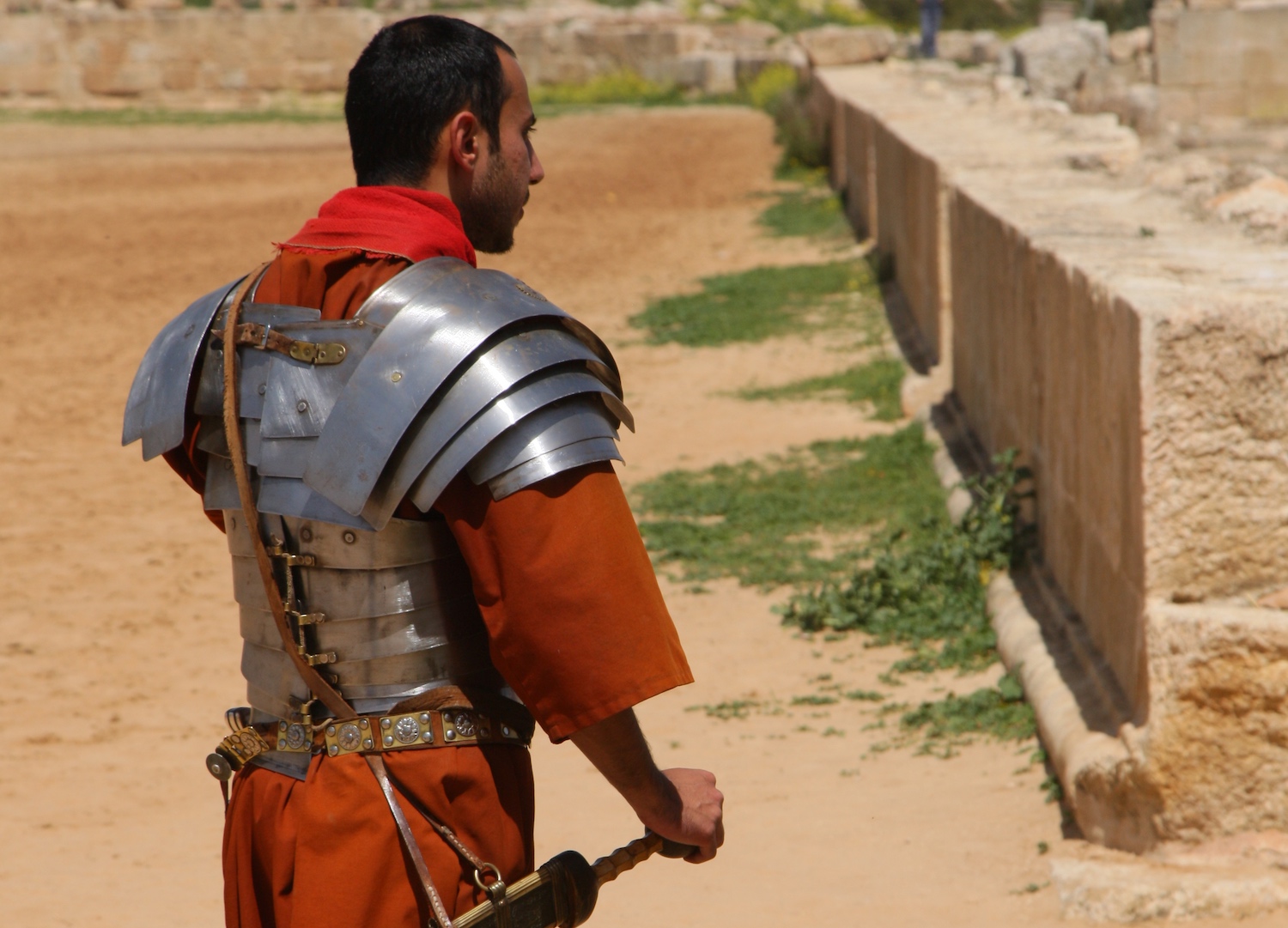 Roman Legionary–Photo by Declan McCullagh