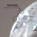 natural diamond imperfection