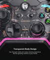 bigbig won rainbow c1 controller in rgb color transparent shell