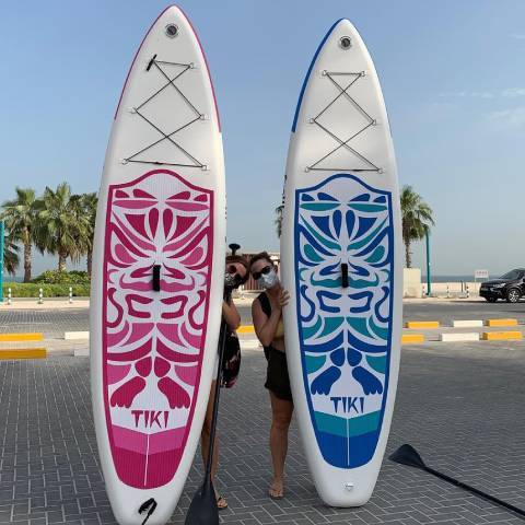 Funwater inflatable SUP board provide water fun on Canada Day