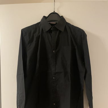Herrenhemd schwarz von Esprit - Grösse M