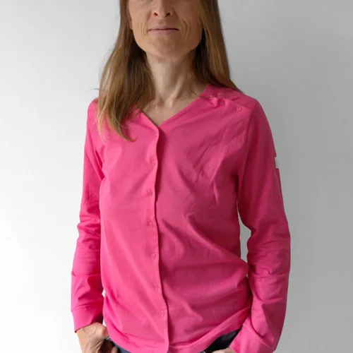 Cocoonea - T-Shirt Frau Himbeere - S (34-36)