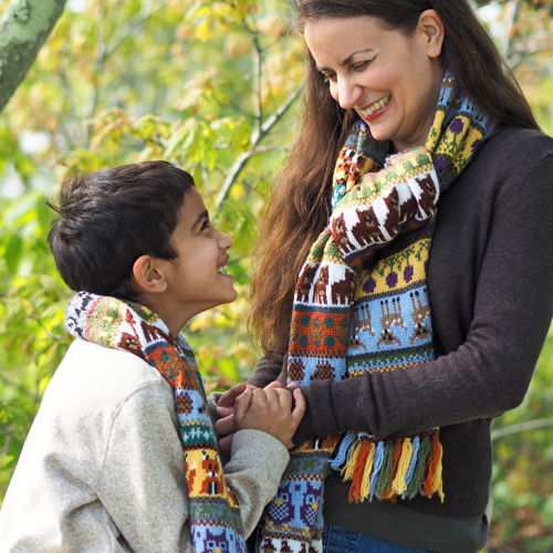 Woodland Critters Scarf