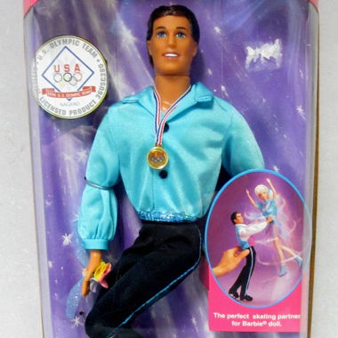 1997 Olympic Skater Barbie Ken Eiskunstläufer