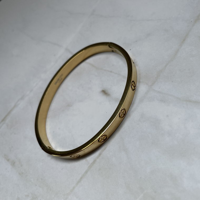 Stainless gold color bracelet 
