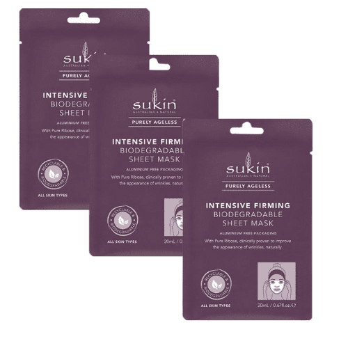 Lot of 3| Sukin Purely Ageless Intensive Firming Mask 25mL