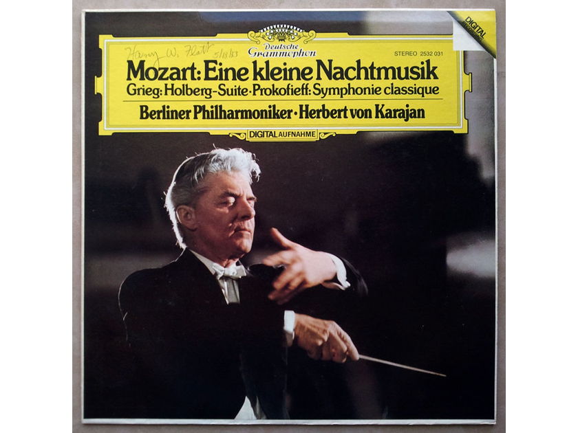 DG/Karajan/Mozart - Eine kleine Nachtmusik, Grieg Holberg Suite, Prokofiev Classical Symphony  / NM
