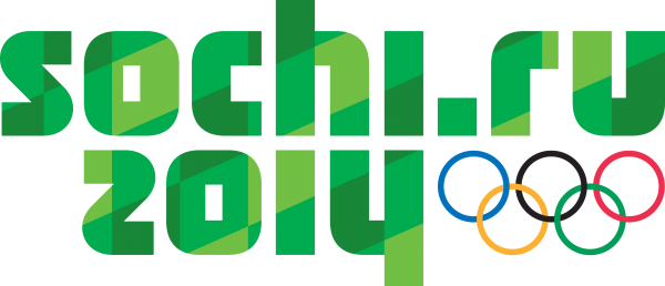 Зеленый (экологичный) векторный логотип (эмблема) олимпиады в Сочи 2014