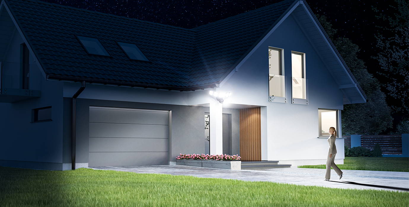 5 Heads 55W WIFI LED Home Security Lights