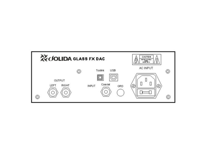 Jolida FX Glass Dac MK3 New modified Tube Preamp/DAC/HP amp