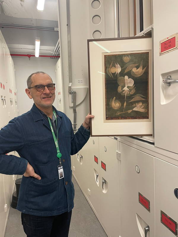 David Moreno - head of MOMA drawing archive