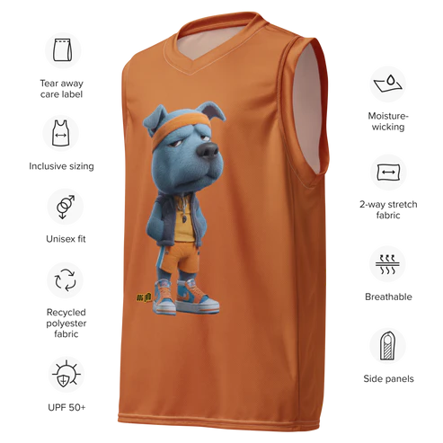 Orange Blue Stuffy Jersey - Image 3