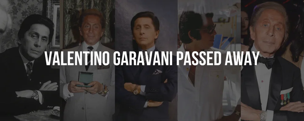 Valentino Garavani passed away | Chrono 10:10 Valentino Garavani passed away | Chrono 10:10