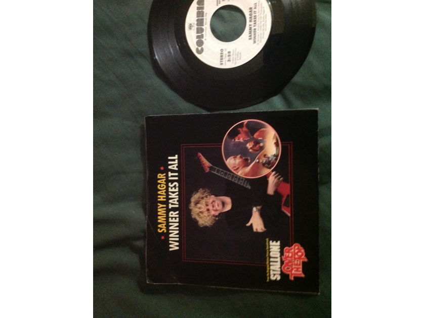 Sammy Hagar - Winner Takes It All Promo 45 With Sleeve