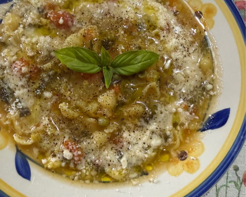 Food experiences Menfi: Sicilian minestrone with seasonal vegetables