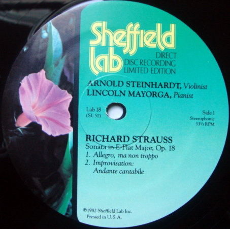 ★Audiophile★ Sheffield Lab / MAYORGA-STEINHARDT, - R St...