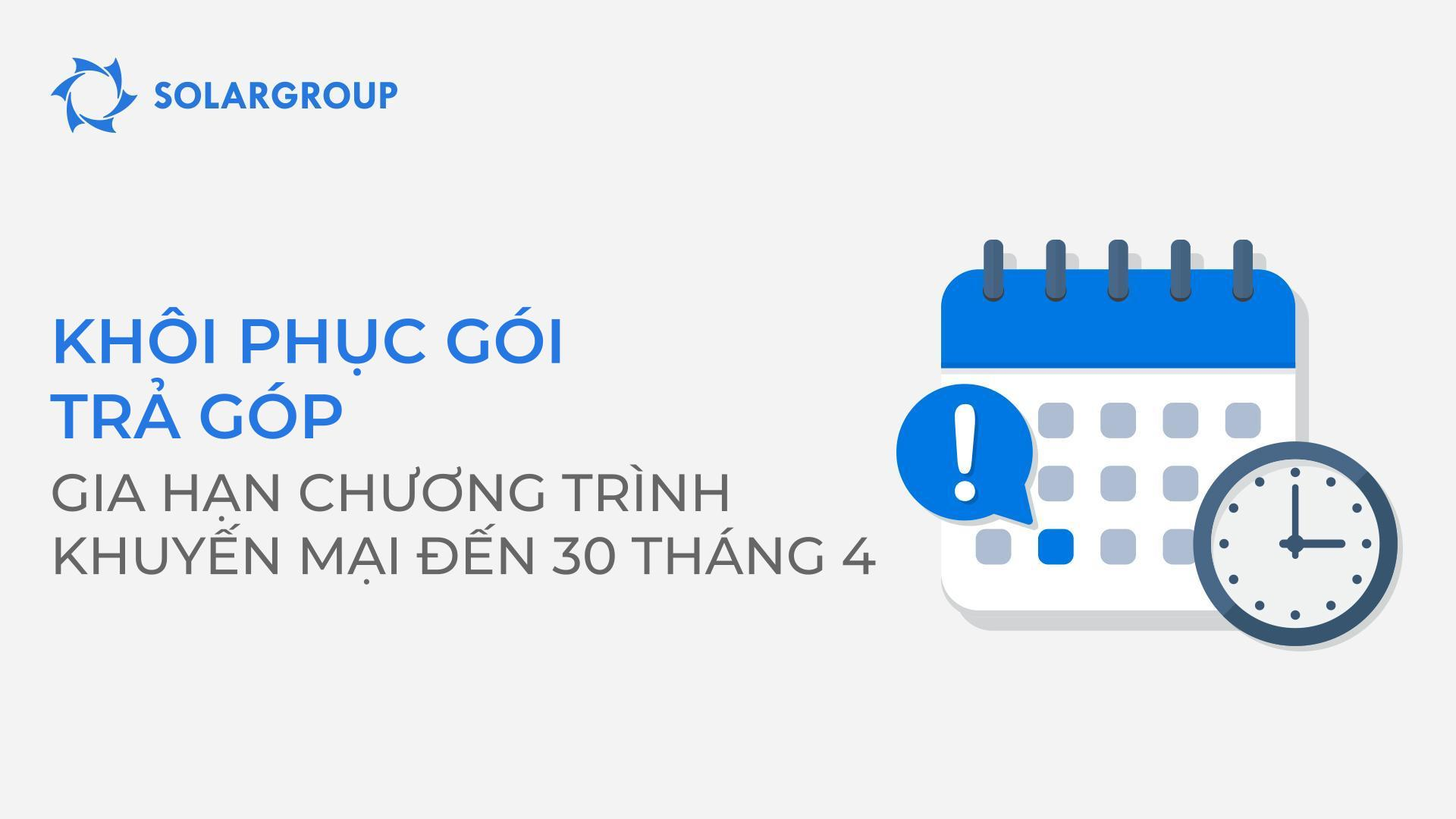 Khôi phục gói trả góp: Kéo dài ưu đãi tại văn phòng hành chính cho đến ngày 30 tháng 4