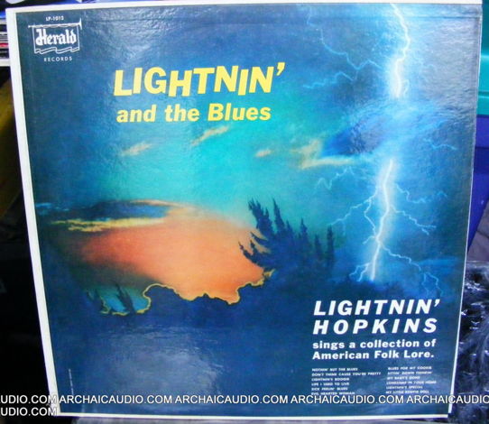 LIGHTNIN' HOPKINS AND THE BLUES - HERALD 1012 LIGHTNIN'...