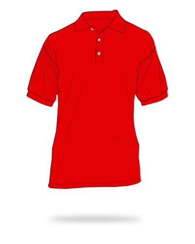 Red kids fit honeycombed cotton polo shirts sj clothing manila philippines