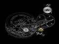 Diagram of the co-axial mechanism of an Omega Seamaster