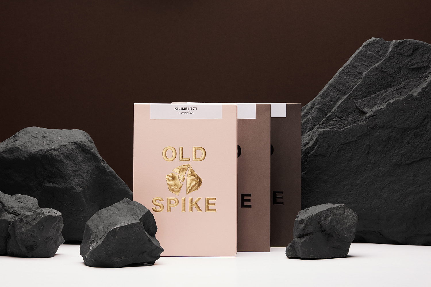 Old Spike packaging to represent artwork designs and use of stickers. 
