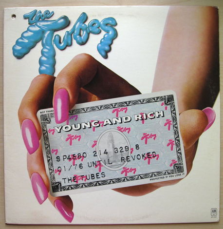 The Tubes - Young And Rich - Promotional Copy 1976  A&M...