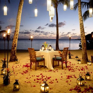 Candlelight Dinner on the Beach