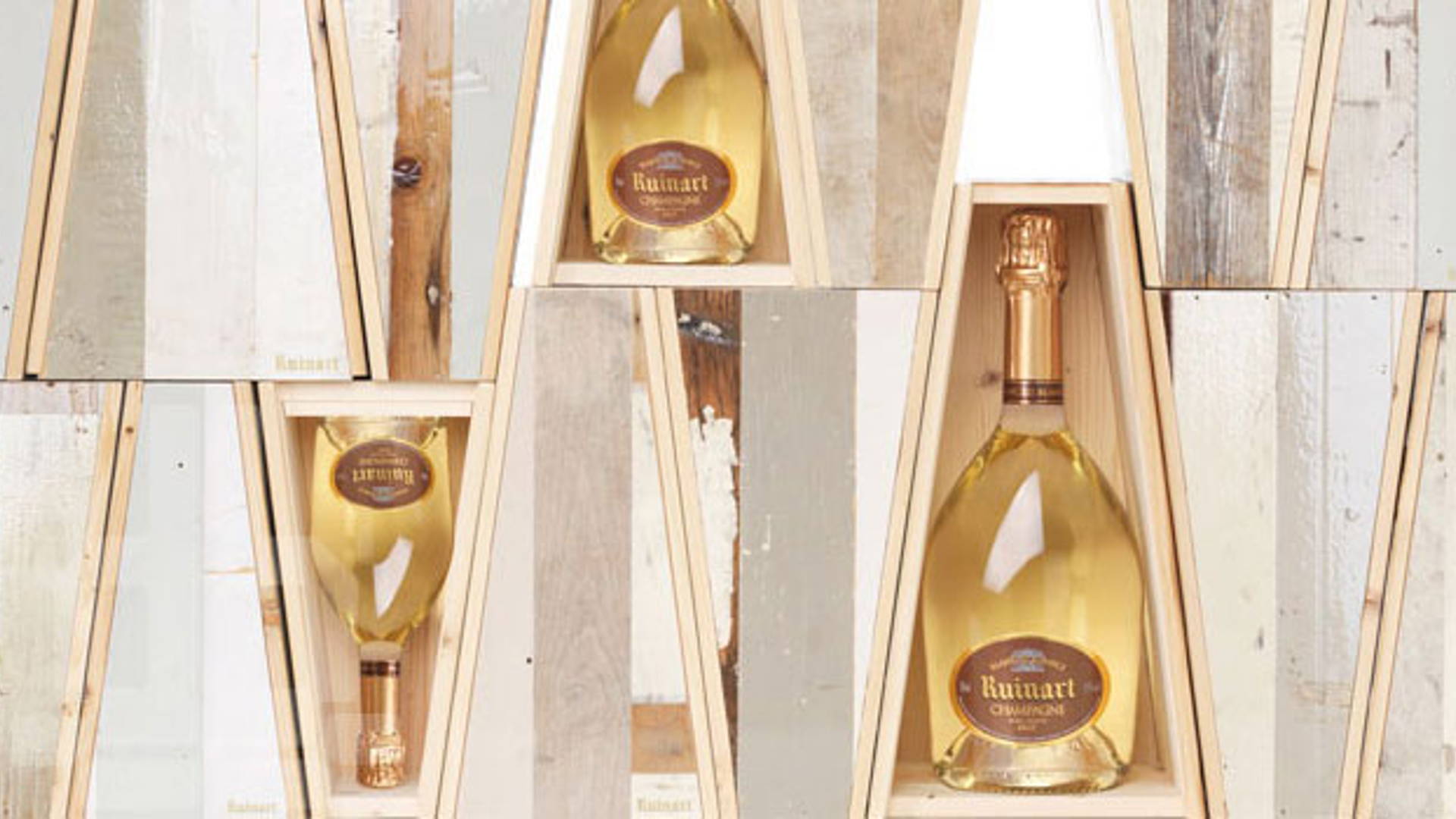 Featured image for Ruinart Champagne Reclaimed Wood Packaging by Piet Hein Eek