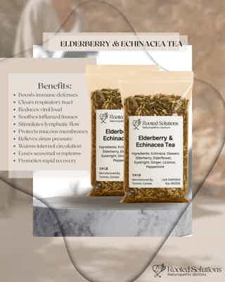 Elderberry & Echinacea Tea – Immune Boost & Seasonal Defense Blend image 3