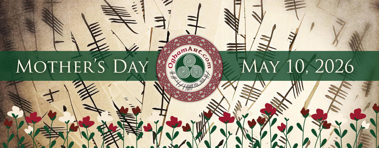 The Ogham Alphabet in Unique Presentations