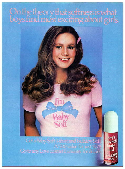 Vintage ad of Love's Baby Soft.