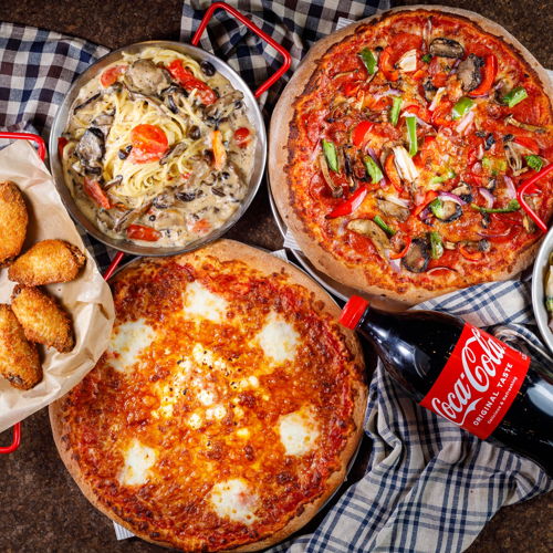 C3: 4-5人套餐 2 Regular Pizza Combo for 4-5