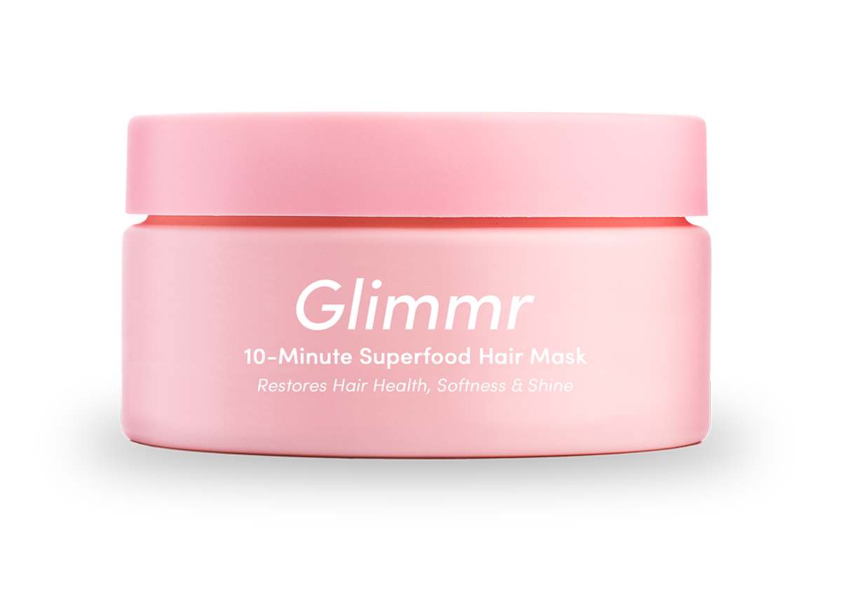 Glimmr 10 minute superfood hair mask for health and shine