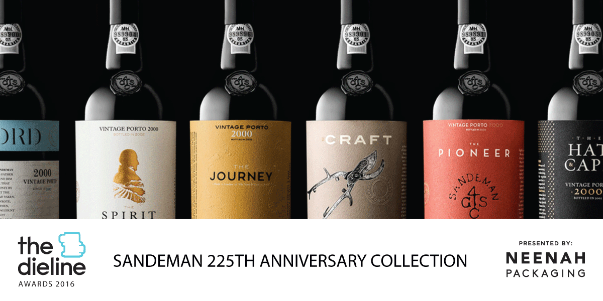 The Dieline Awards 2016 Outstanding Achievements: Sandeman 225th Anniversary Collection