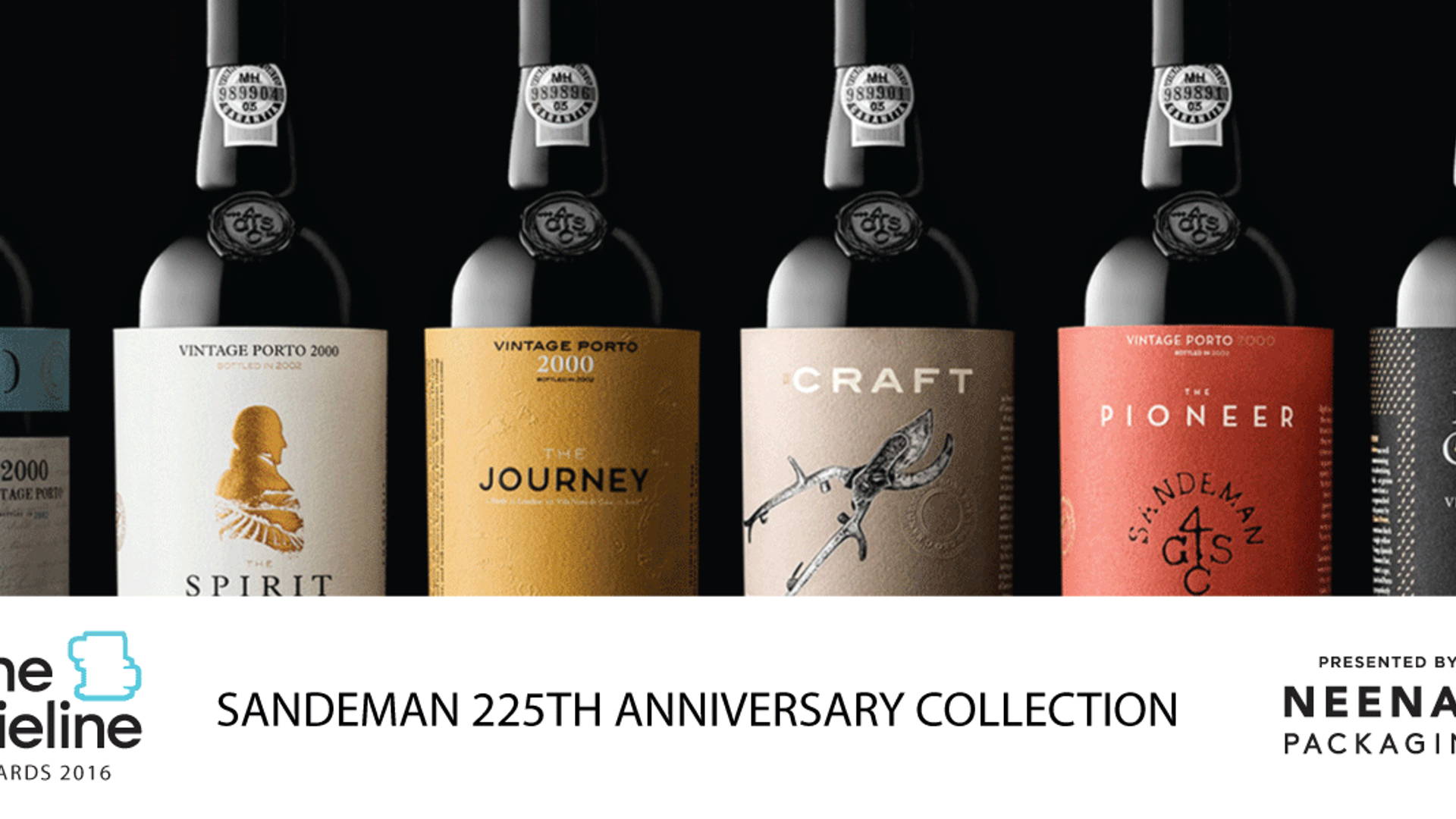 Featured image for The Dieline Awards 2016 Outstanding Achievements: Sandeman 225th Anniversary Collection