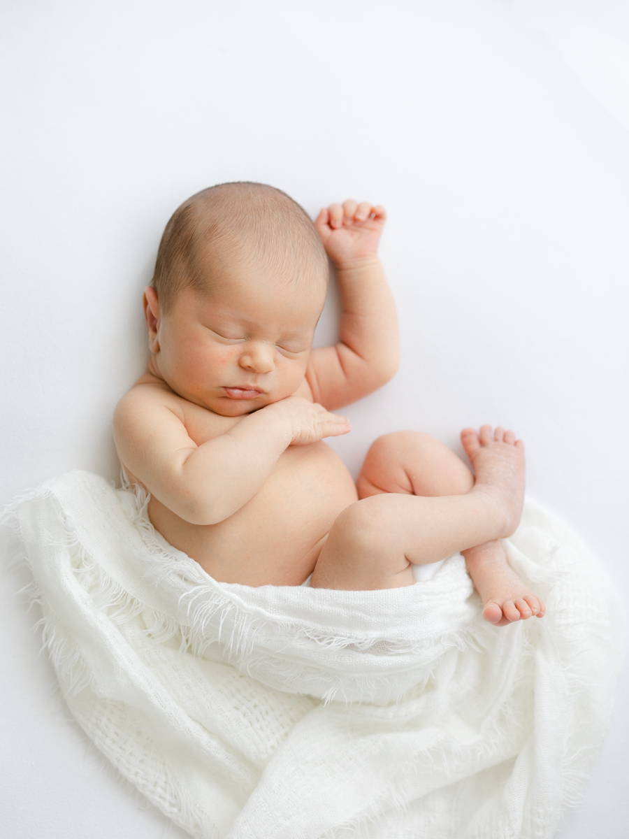 REFINED II Photo Presets: Baby Sleeping on Shawl by Danielle Hobbs