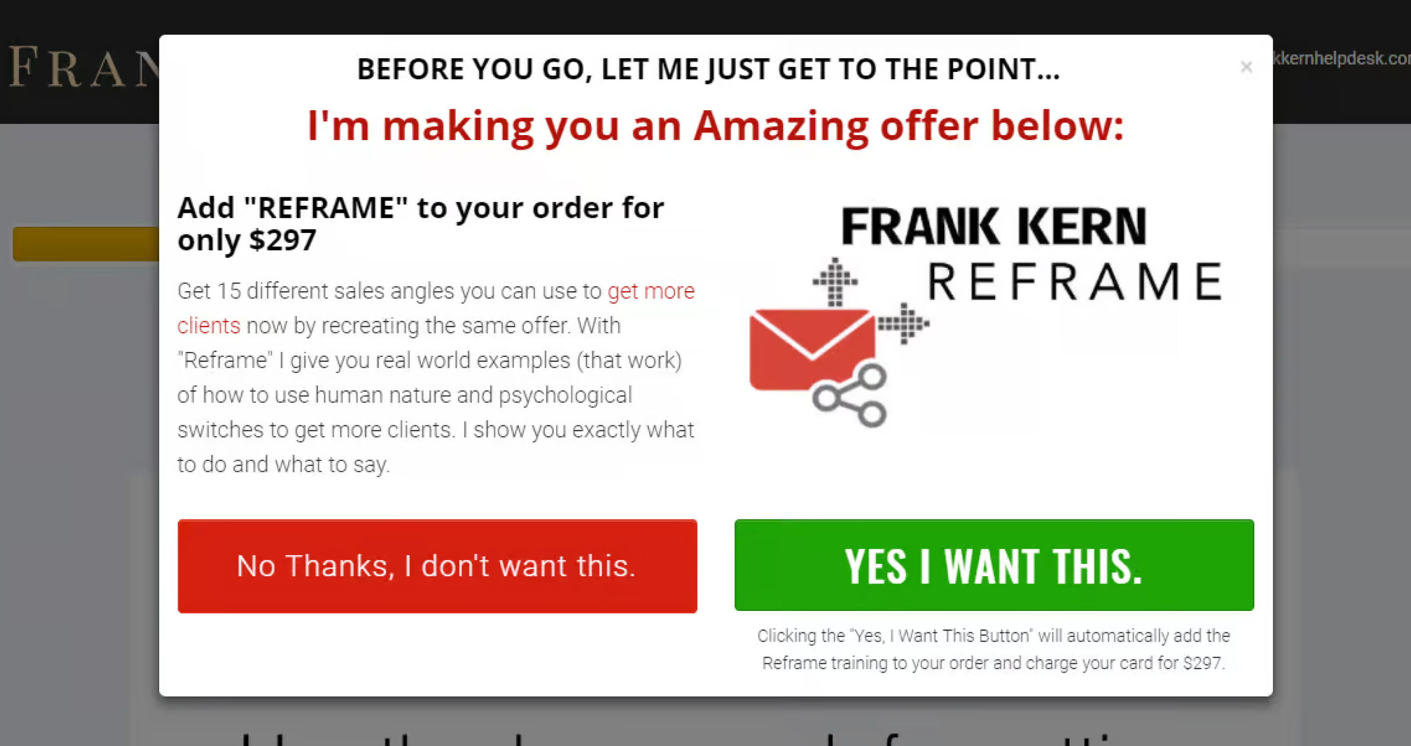 Best practices one-click upselling