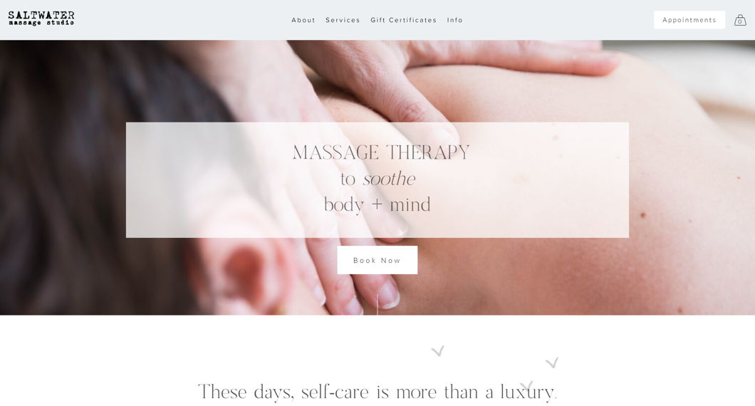 Massage Therapist Websites
