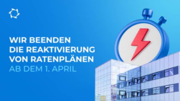 Ab dem 1. April stellen wir die Wiederaufnahme der Ratenpläne im Projekt «Duyunov-Motoren» ein