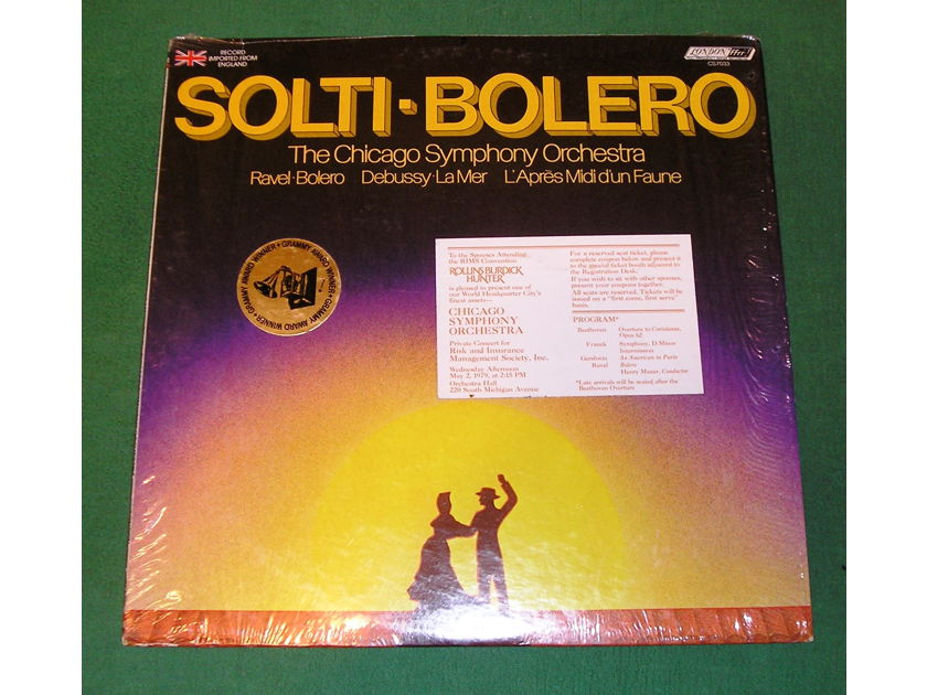GEORGE SOLTI - BOLERO - *1977 LONDON IMPORT with RIMS CONVENTION STICKER* NM 9/10