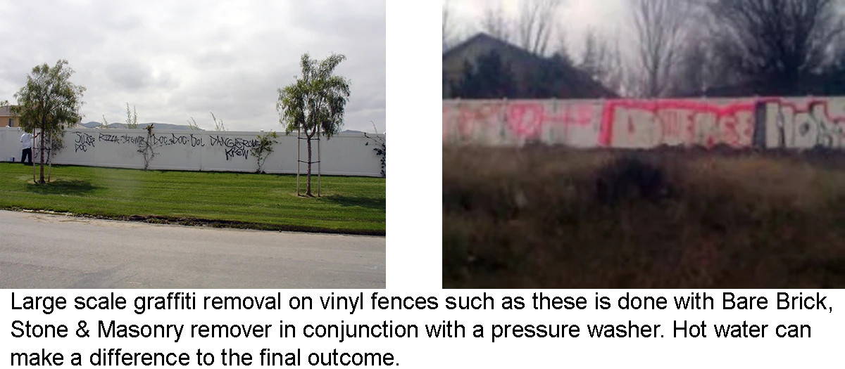remove graffiti from vinyl siding and vinyl fences