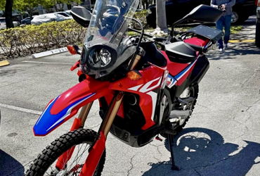 2023 HONDA CRF300L RALLY motorcycle for rent near Miami, FL