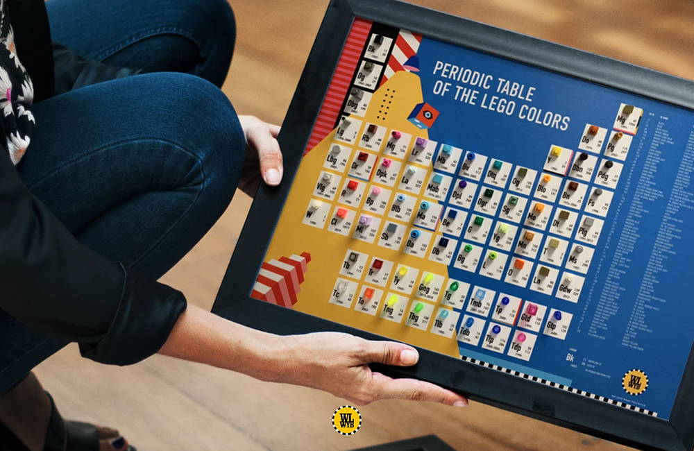 The Periodic Table of LEGO Colors