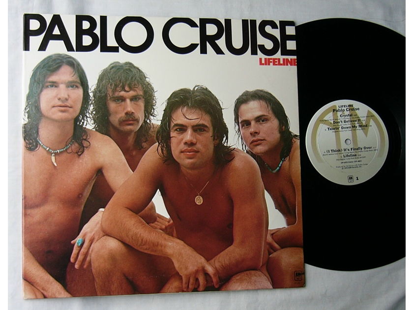 PABLO CRUISE LP--LIFELINE--orig - 1976 album on A&M Records-- sexy cover