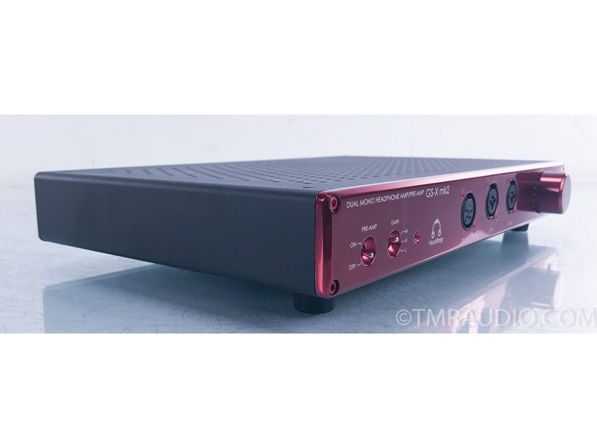 HeadAmp  GS-X mk2 Headphone Amplifier / Preamplifier; Red (3541)