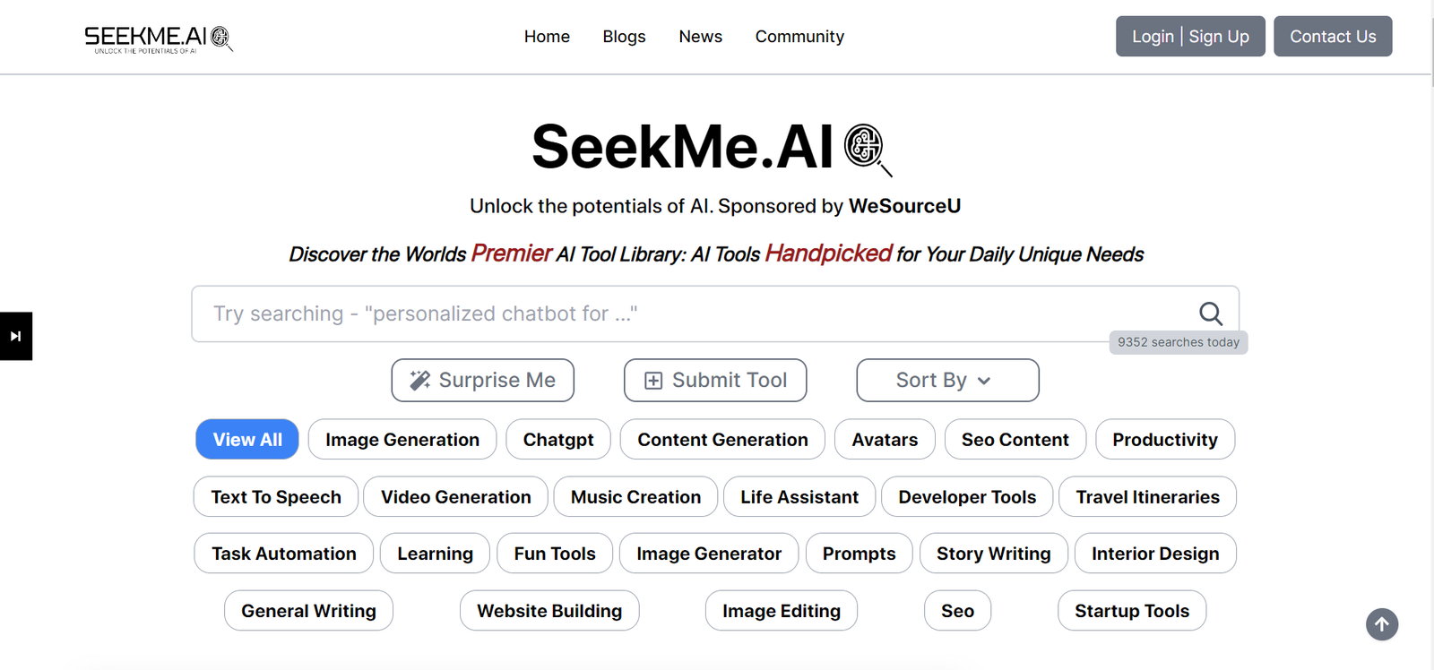 SeekmeAI - Unleash the power of AI tools