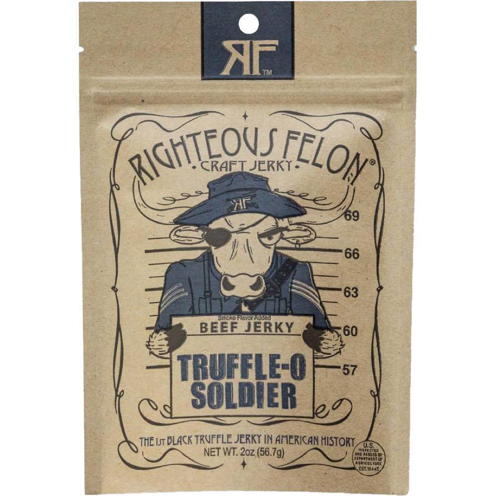 Righteous Felon Truffle-O Soldier Beef Jerky JerkyGent