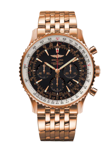 Navitimer 01 46 Red Gold / Black / Bracelet